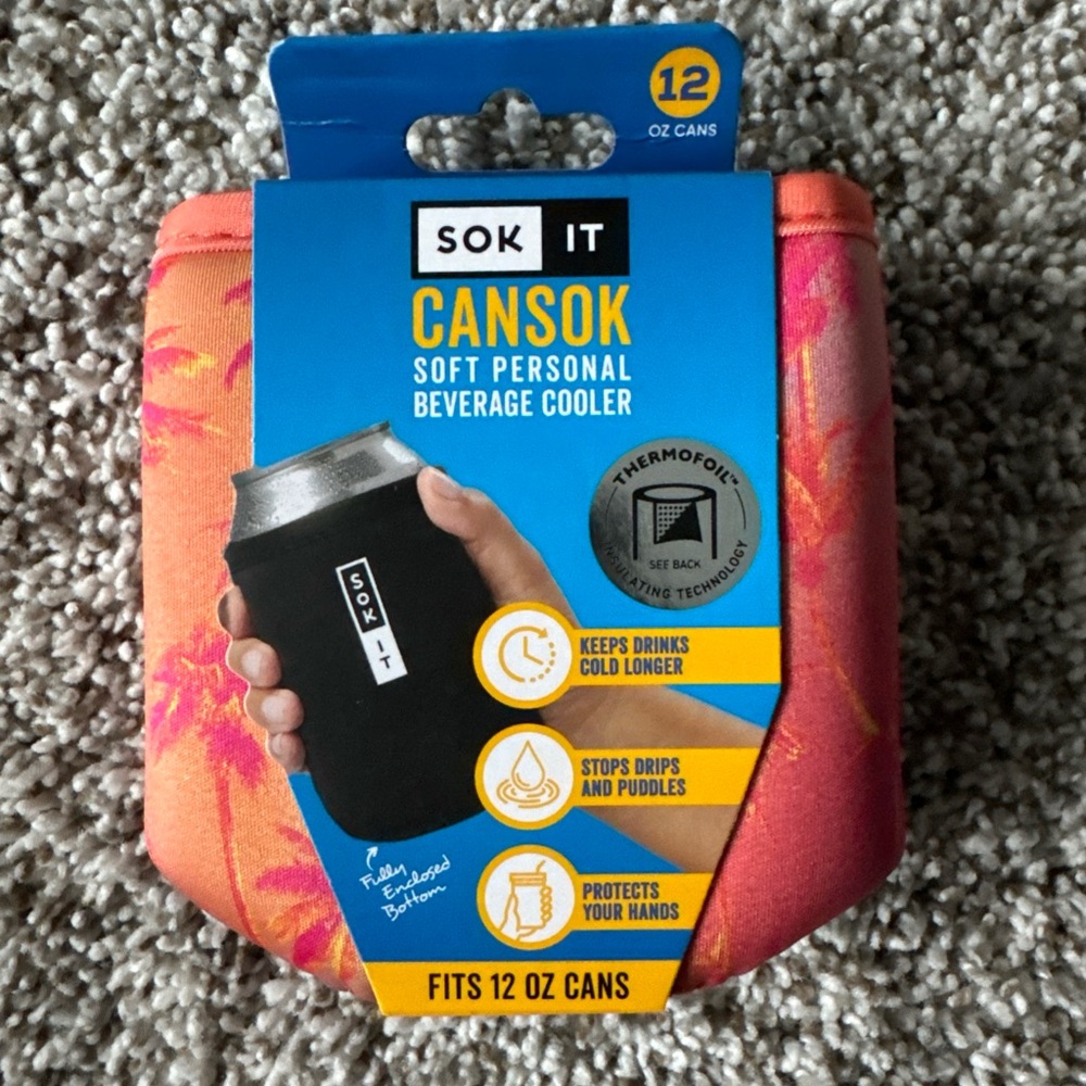 NWT SokIt beverage can koozie
